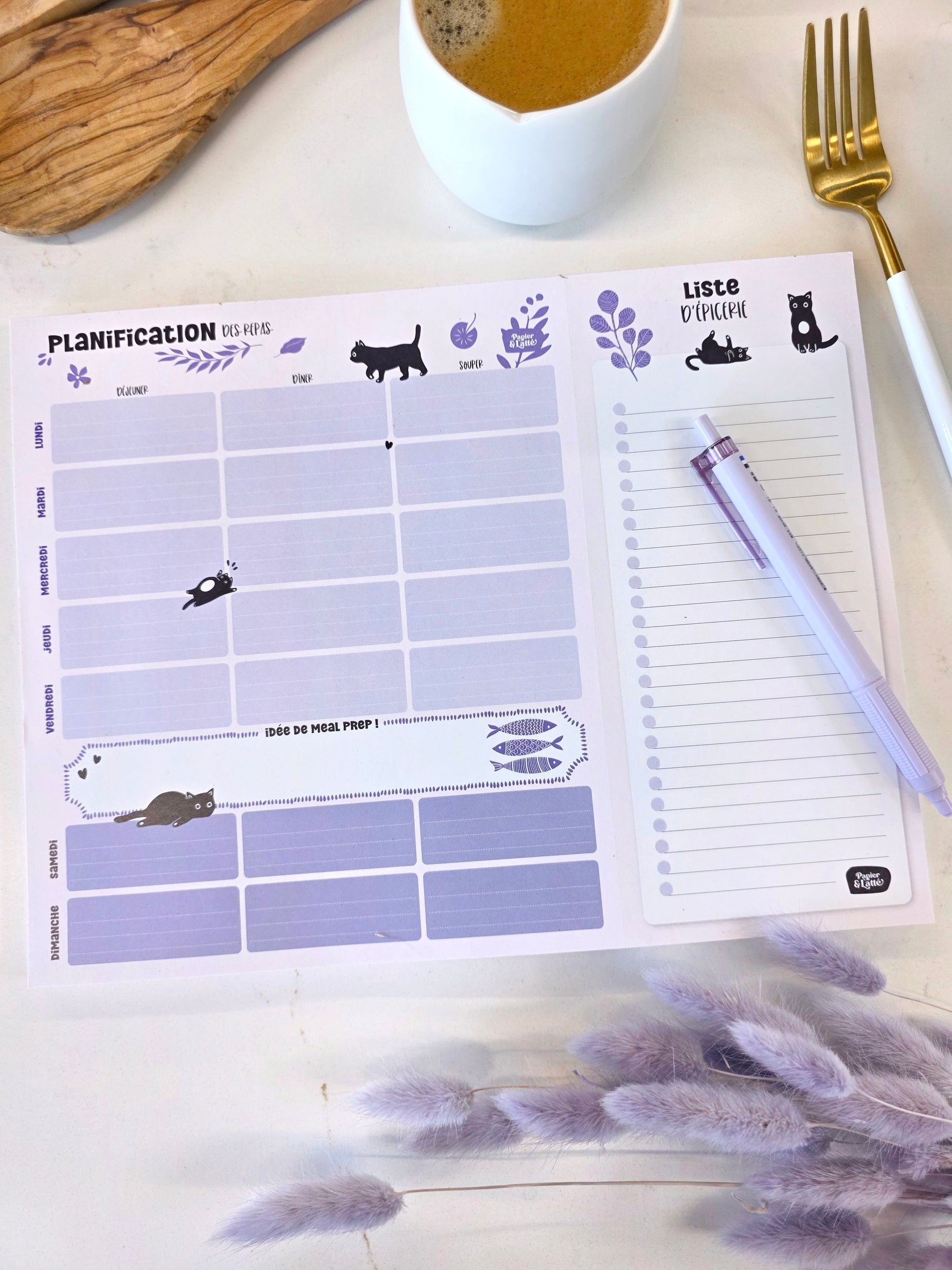 Planificateur de repas - Chatplètement bon !