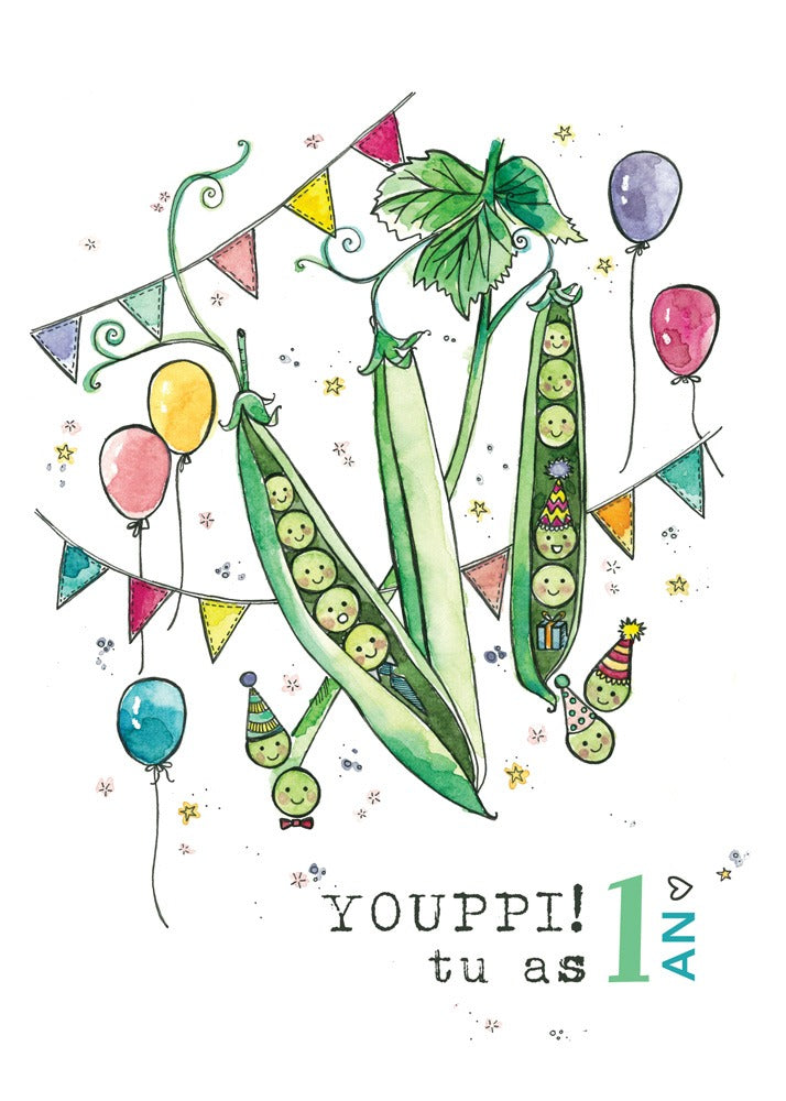 Carte de souhaits - 1 an