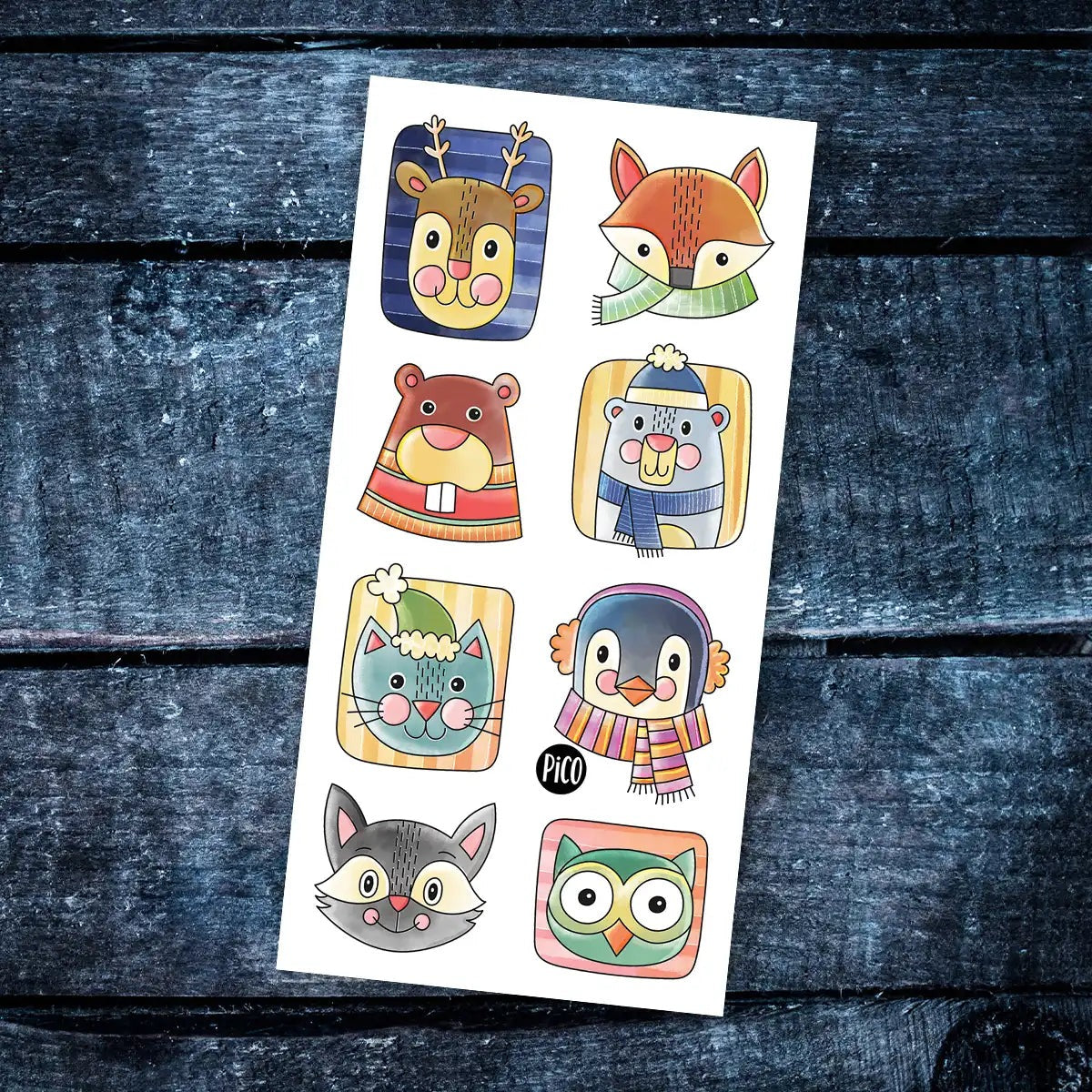Tatouage - Les animaux hivernaux