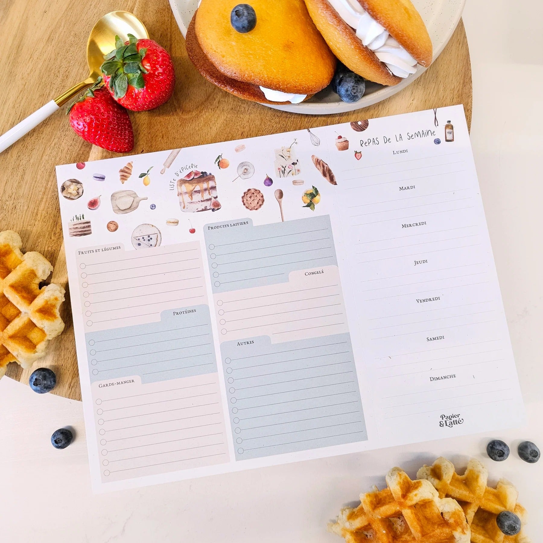 Planificateur de repas - Liste XXL - Ingrédient secret