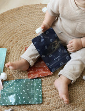 Pochettes alimentaires réutilisables - avec Bouchons BOHO (ensemble de 6)