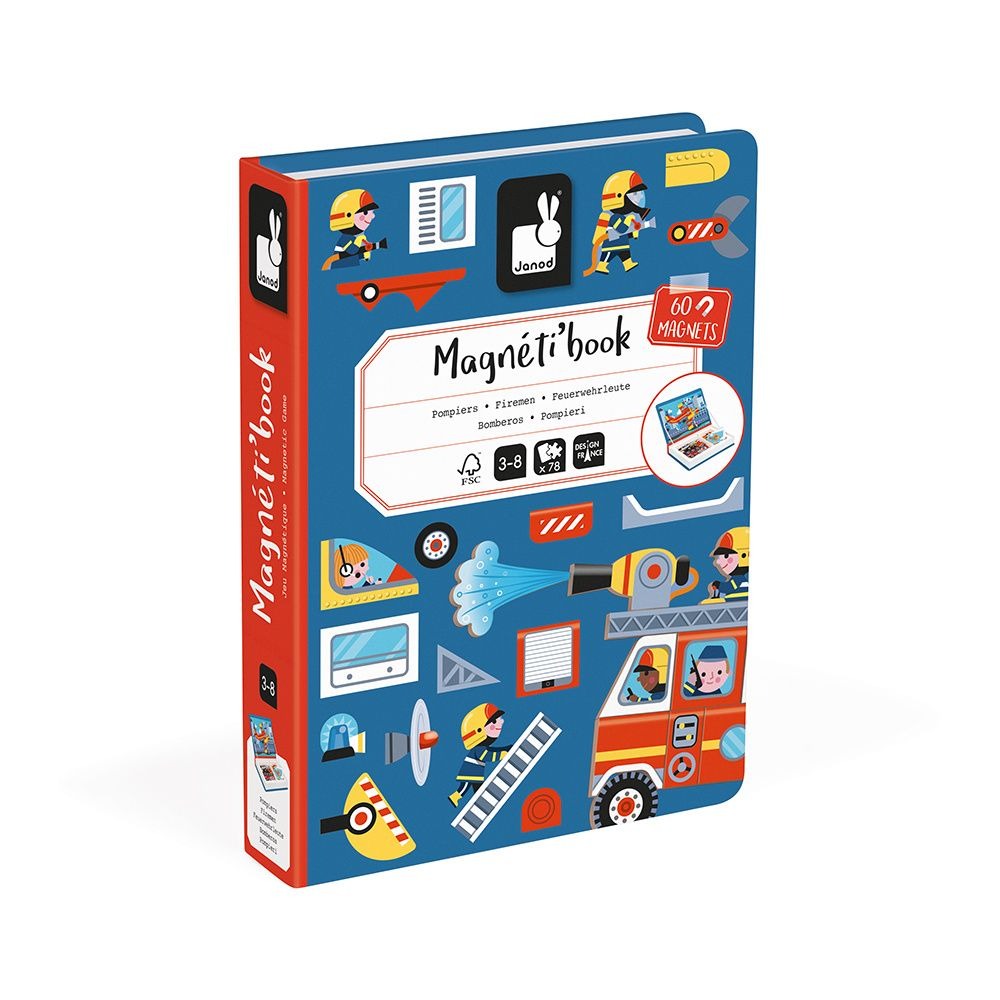 Jeu Magnétibook - Pompiers