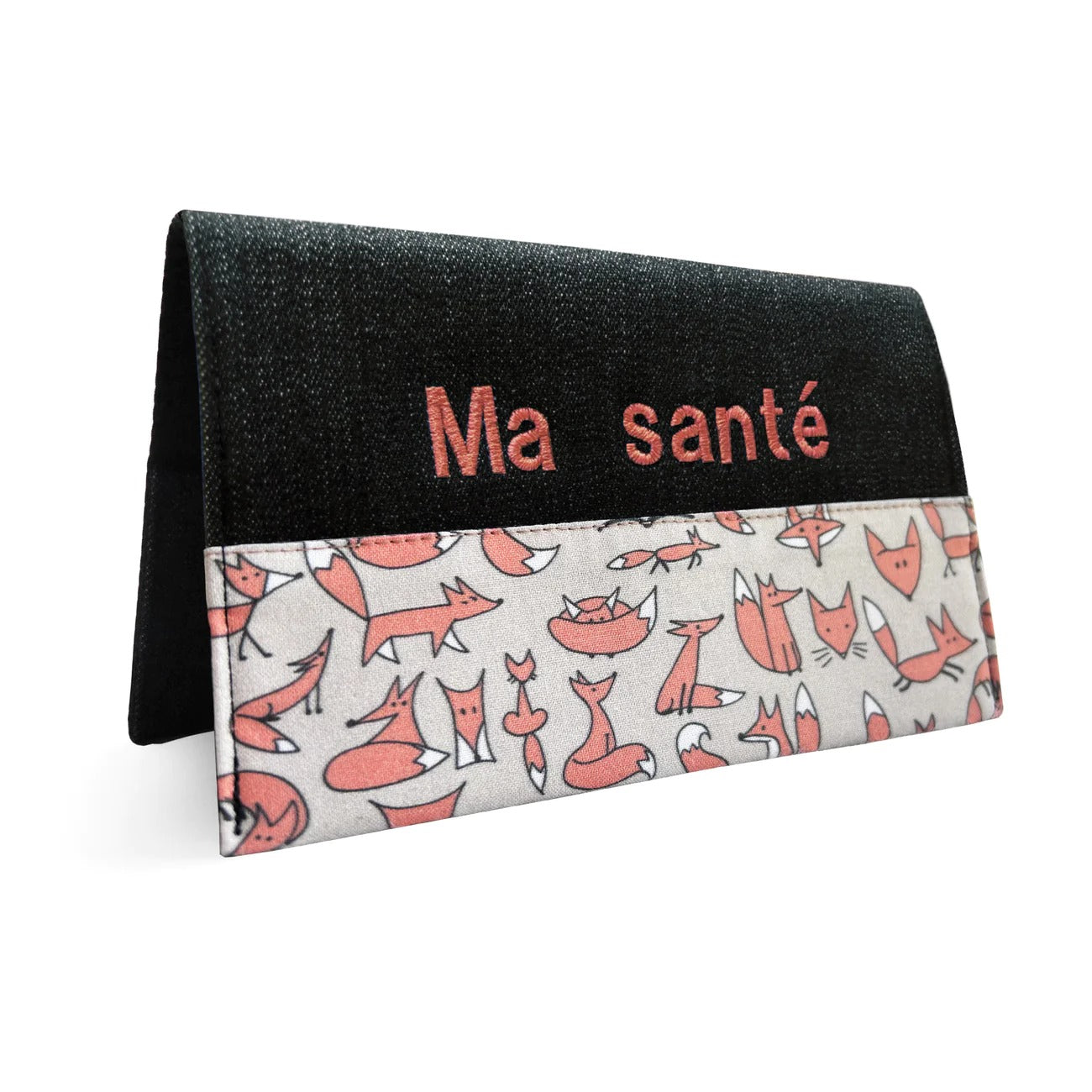 Protège carnet santé personnalisable - Renard beige