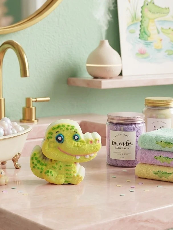 Bombe de bain - Croco