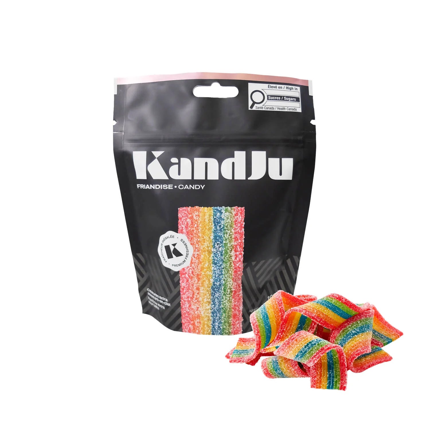 Bonbons - Ceintures extrasures arc-en-ciel - 100g