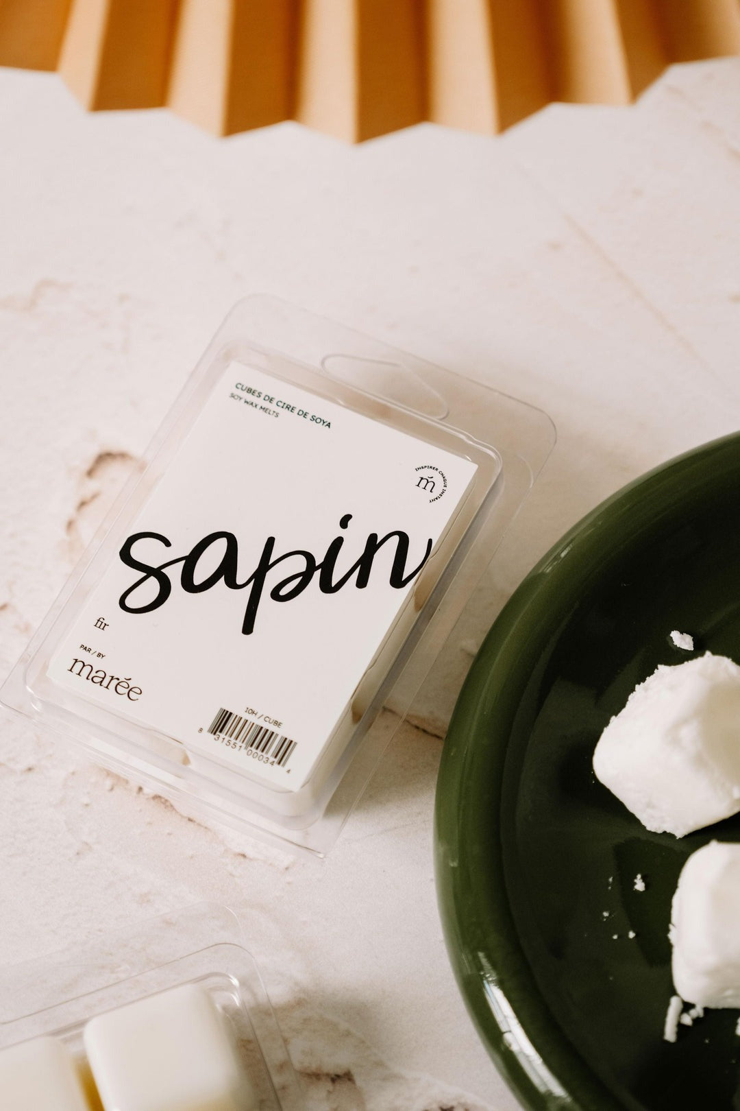 Cubes de cire - Sapin