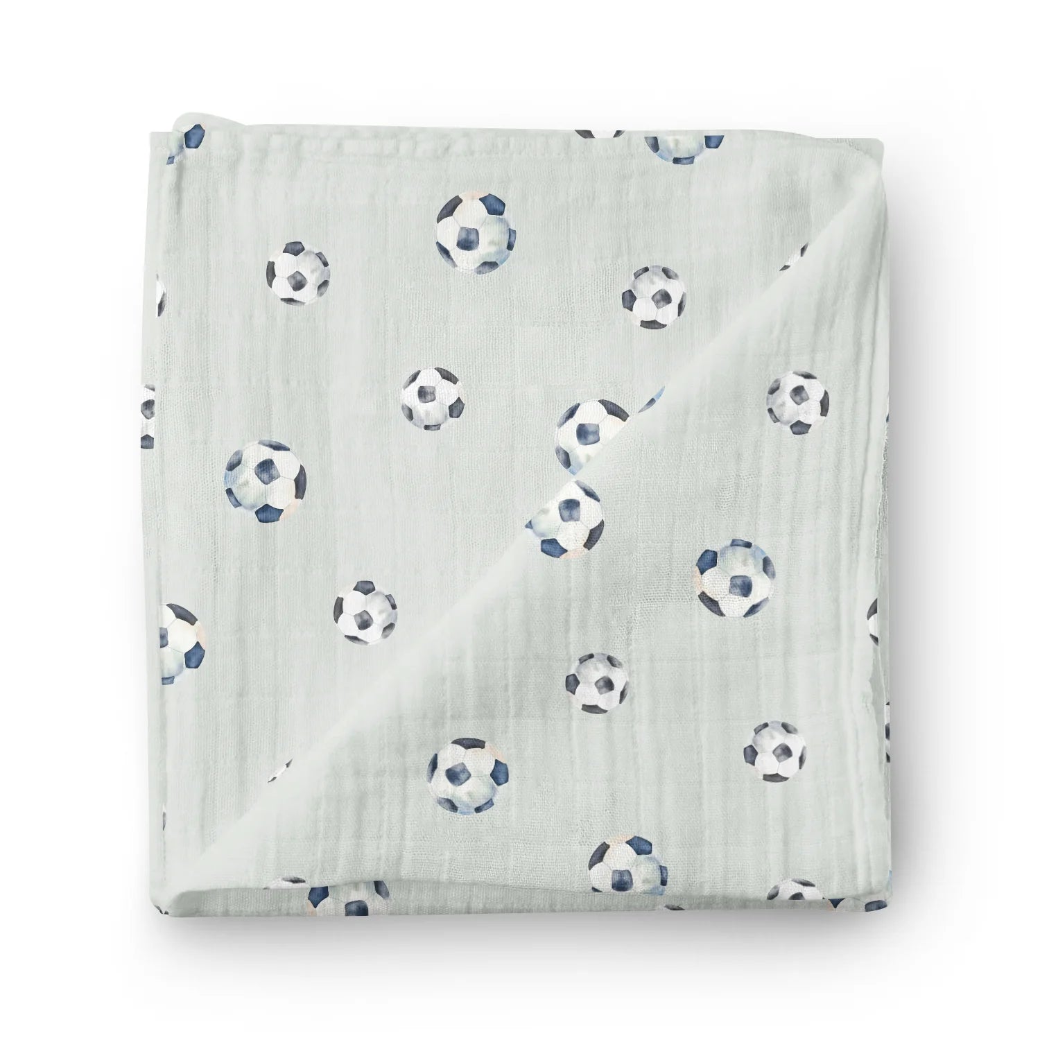 Couverture mousseline de bambou - Soccer