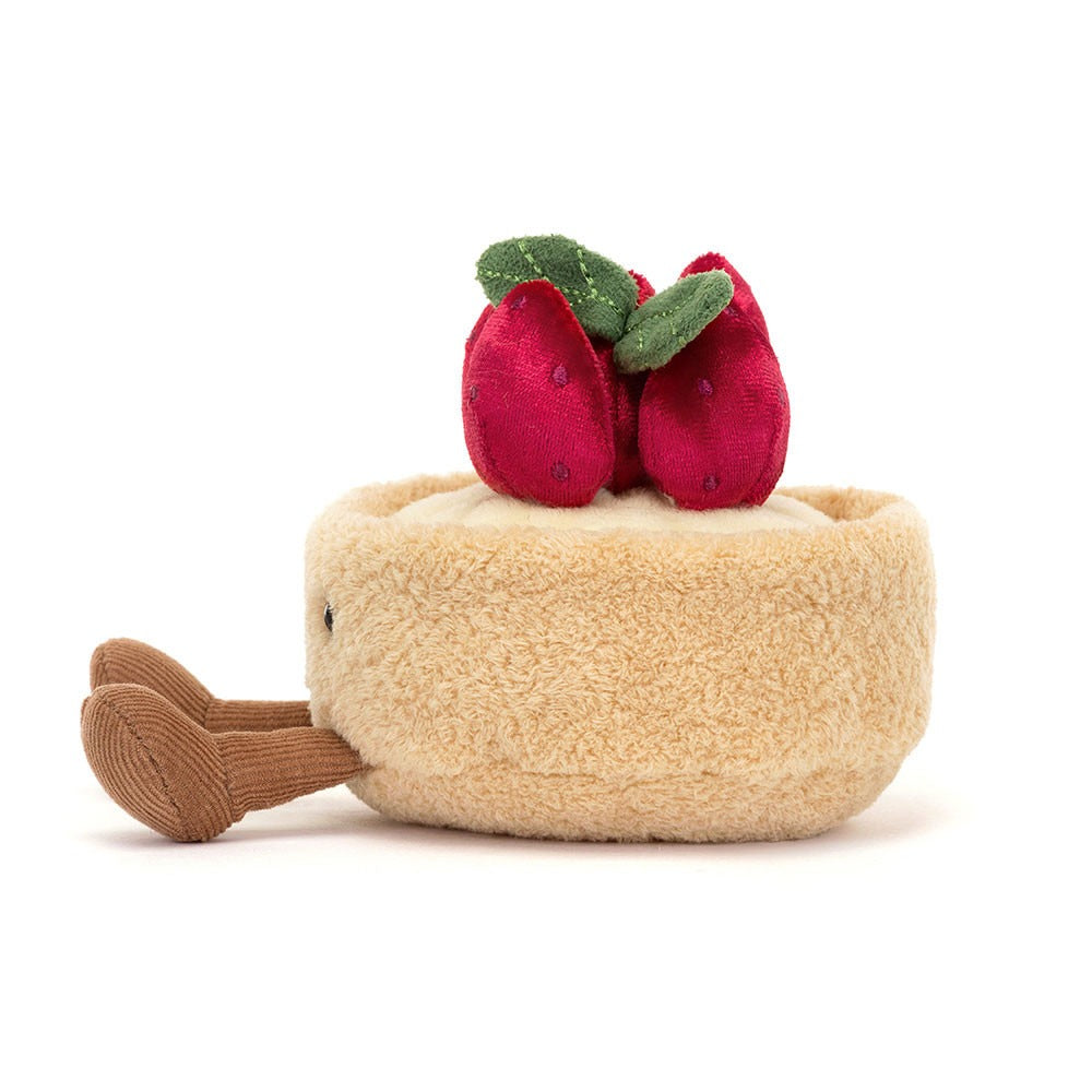 Peluche - Amuseables Fleurette Tarte Aux Fraises (Réservation  - dispo mi-juillet )