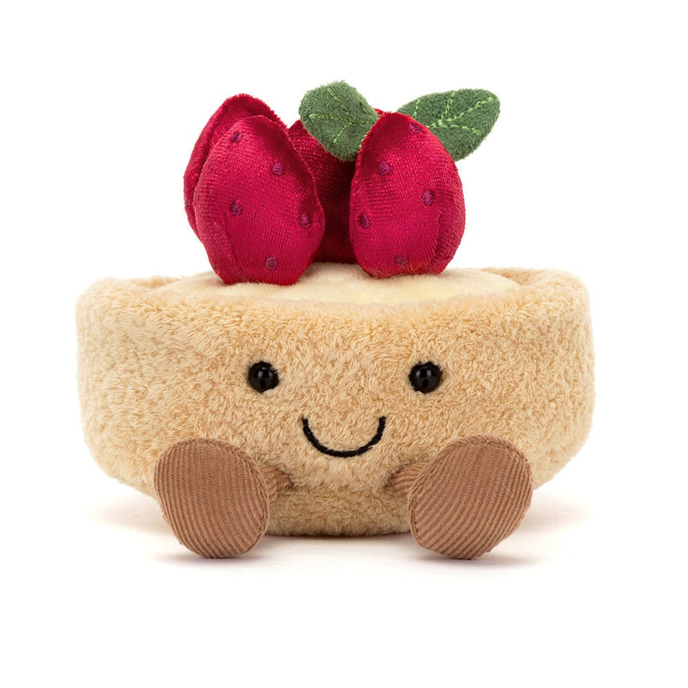 Peluche - Amuseables Fleurette Tarte Aux Fraises (Réservation  - dispo mi-juillet )