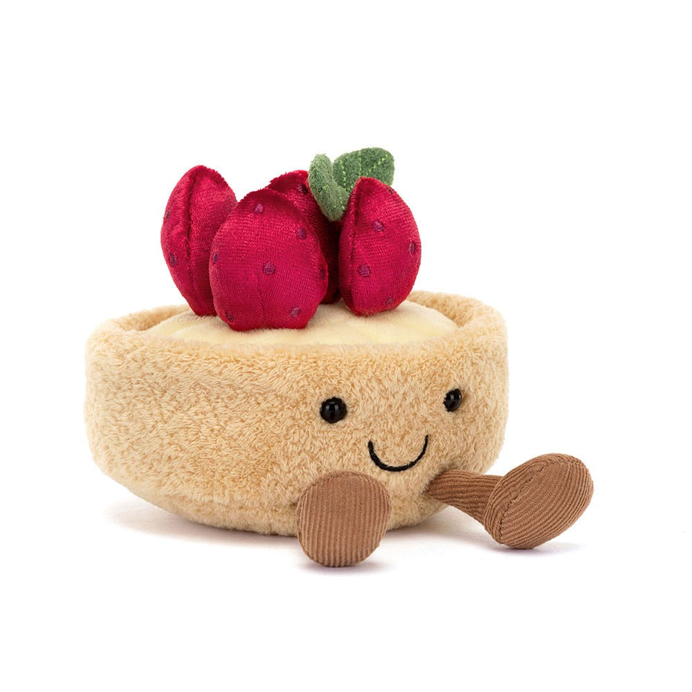 Peluche - Amuseables Fleurette Tarte Aux Fraises (Réservation  - dispo mi-juillet )