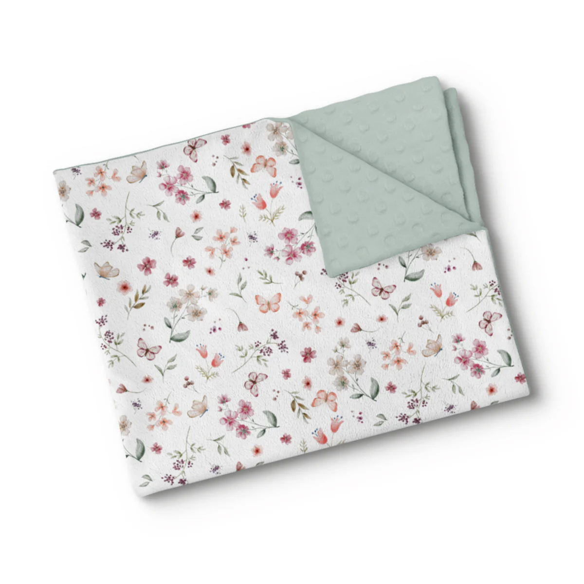 Couverture en minky - Brin de nature