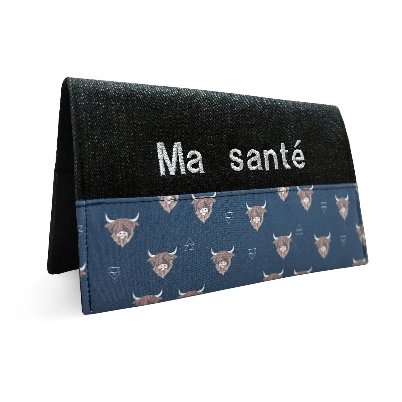 Protège Carnet Santé Personnalisable Lolikö - Vache Highland